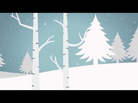 Winter Animation | Copyright Free Video Footage