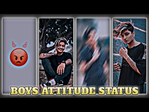 😈✨new trending boys attitude whatsupp status video