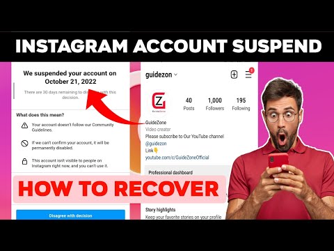 How To Recover Instagram Account Suspend | We Suspended Your Account | Instagram Account Disabled