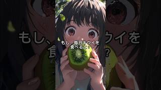 もし、毎日キウイを食べた場合の効果#shorts #キウイ