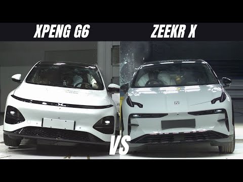 XPENG G6 vs ZEEKR X: Euro NCAP Crash Test Comparison | Safety Showdown