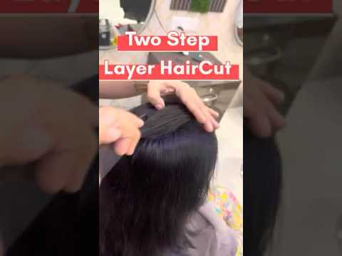 Two Step Layer Haircut सिखीए बहुत आसान तरीक़े से ॥ #amitamakeover #shorts #hair #fashion