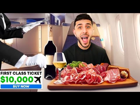 I Bought The Most Expensive Airplane Ticket! **FIRST CLASS**