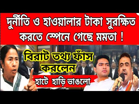 টাকা পাচার করতে স্পেন যাচ্ছে মমতা বন্দ্যোপাধ্যায়, তোলপাড় মমতার, তথ্য ফাঁস করলেন....