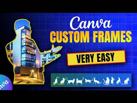 How To Make Custom Frames in Canva | Canva Tutorial for Beginners in Hindi 2025 | #customframe