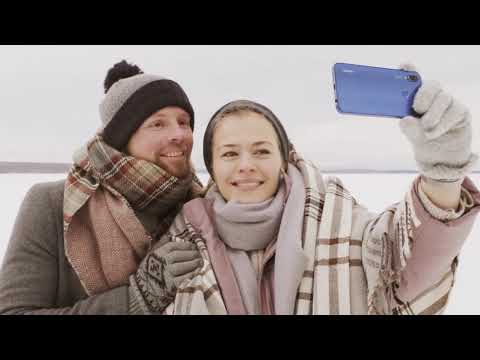 Couple Takes Selfie Outside | Copyright Free Video Footage