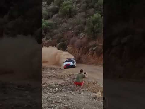 Kelly Rovanpera flat out Acropolis Rally 2022