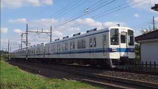 [古参車両でワンマン運転] 東武8000系81109F 越生線ワンマン越生行き 武州唐沢(TJ-46)〜越生(TJ-47)