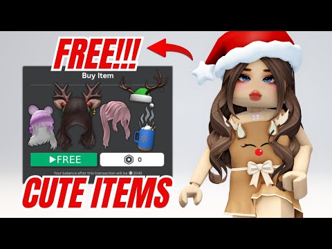 HURRY! GET 20 FREE HOLIDAY HAIRSTYLES & ITEMS 🤩🥰