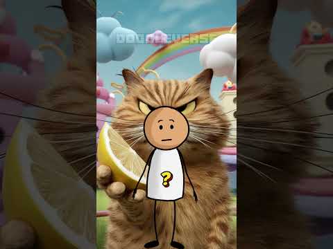 DAD JOKE 75: CAT that ATE a LEMON #shorts #funnyshorts #funny