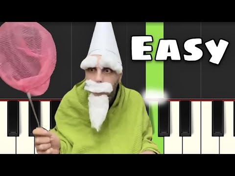 Gnome Song (TikTok) | Easy Piano Tutorial