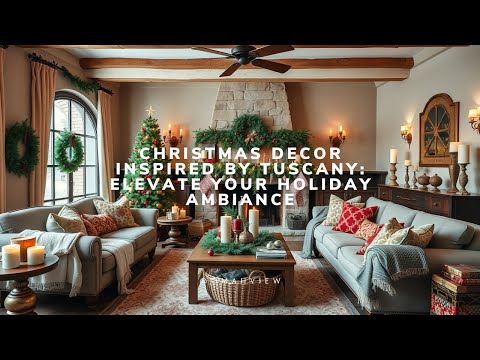 Tuscan Style Christmas Decor Ideas for 2024 | Christmas Decor Inspired by Tuscany