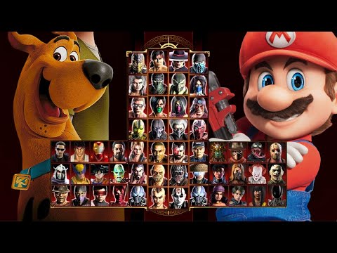 Mortal Kombat 9 - SCOOBY DOO & MARIO BROS - Expert Tag Ladder - Gameplay @(1080p) 60ᶠᵖˢ ✔