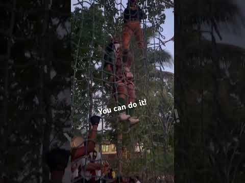 ROPE CLIMBING OF GIRLSCOUT I PRACTICE MAKES PERFECT I HAPPINESS OF THE KIDS #share  #viral  #fun