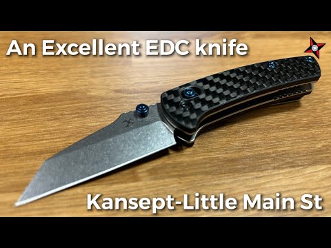 EDC Pocket Knife Review | Kansept - Little Main St | Carbon Fiber & 154CM Steel