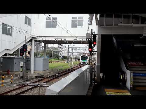 フルバージョン　貴重！！　西武鉄道　所沢駅　新宿線から池袋線の転線シーン　西武球場前行き