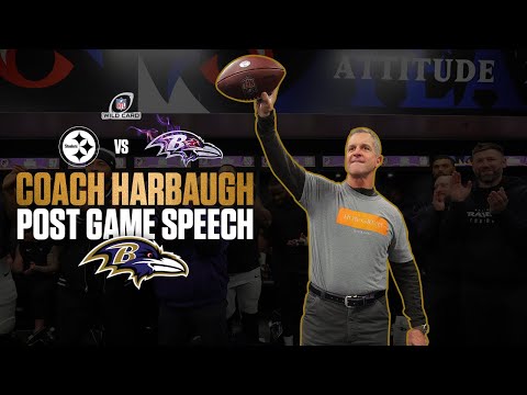 John Harbaugh Hands Out Game Balls After Ravens' Wild-Card Win Over Steelers | Baltimore Ravens