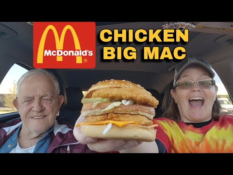 McDonald's NEW Chicken Big Mac Review #foodreview #fastfood #honestfoodreviews #fastfoodreview