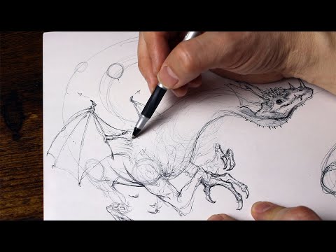 How To Draw Confidently with A Ballpoint Pen