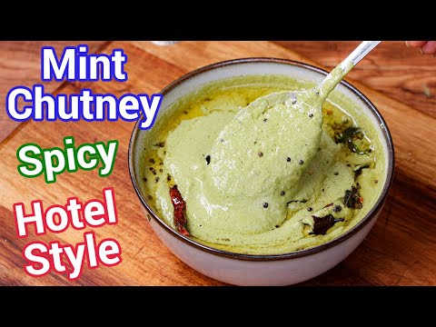 Multipurpose Pudina Chutney for Idli & dosa - Hotel Style with Tips & Tricks | Spicy Mint Chutney