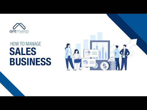 Manage your Sales Business with AntMyERP | Sales Management- English