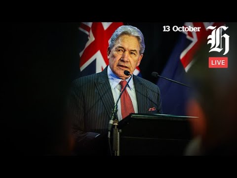 NZ Herald Live: Deputy PM Winston Peters speaks to media at NZ First conference