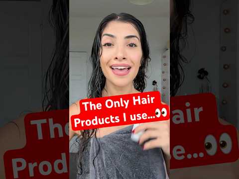 The ONLY 3 products I Trust on my hair #hair #hairjourney #health