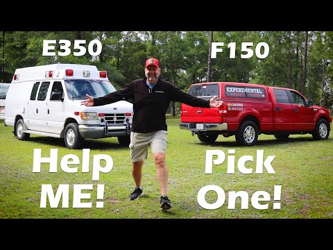 Ultimate Airshow Camper Van - F150 Vs E350 Ford Comparison!