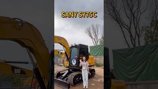 Mini excavator SANY SY75 with good codition  #SANY #SY75 #miniexcavator #kaixiaomachinery #fyp