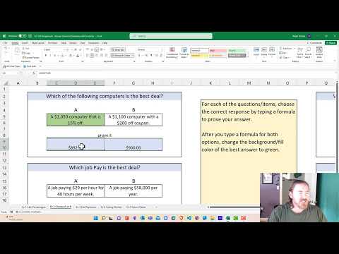 Assignment Solution Demo - Solving Problems with Excel