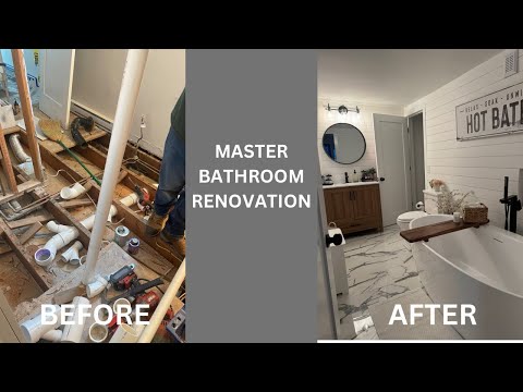 RENOVATING A MASTER BATHROOM