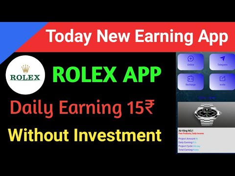 Rolex App se Pese Kese Kamaye || Rolex App Payment proof || Without Investment Earning App ||