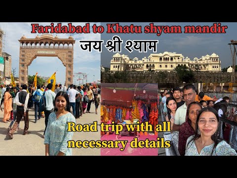 Faridabad to khatu shyam by road | Faridabad to khatushyam by car | All information || #jaatnivlog