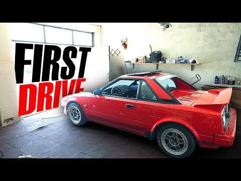 Project Underdog First Drive - Turbo 4AFE Toyota MR2 mk1 AW11 spools up for the first time!