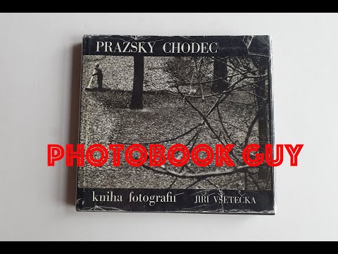 Jiri Vsetecka 1985 Prazsky Chodec; Walker of Prague Vintage Photo book Czech