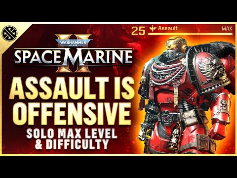 Space Marine 2 - Assault Class Is OFFENSIVE! | Solo Max Assault | Max Difficulty Gameplay