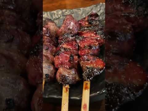 Japanese BBQ #shorts #izakaya #yakitori #bbq #japanesefood #satisfying #mukbang #barbeque #skewers