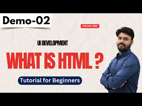 UI Development Demo 02 | What Is HTML? | Tutorial for Beginners | +91 8978345335