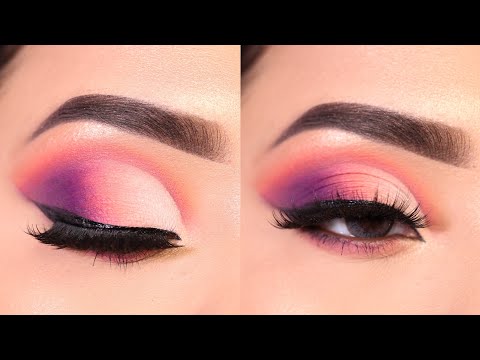 Very easy CUT CREASE eyeshadow Look || Very Easy step by step Eye Makeup|| Shilpa