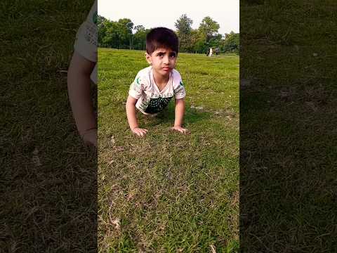 pakistan zindabad song | Cute baby Morning walk| Push up exercise | #viral #foryou #trrndingshorts