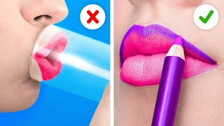 AWESOME MAKEUP HACKS FOR GIRLS || Best Beauty Hacks and Funny Ideas by 123 GO! Series