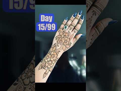 Day 15 of 99 henna design #hennastyles #priyanckajaiin #hennastylesbypriyanka #henna #mehndi