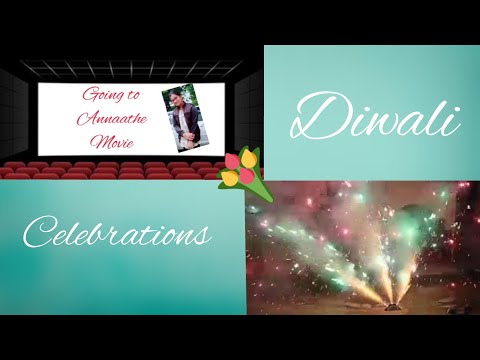 Diwali💜celebrations/ Annaathe Movie/ Burning Crackers/ ❤Family❤/vlog💝/ priya wow channel.