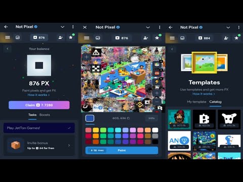 Not Pixel | How To Paint And Get PX Tokens | Random Painting Gives 0 PX