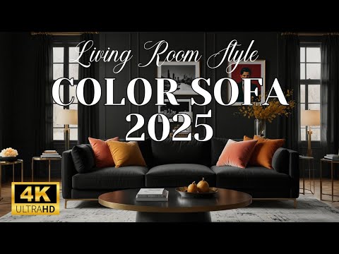 4K Top 10 Best Sofa Color Trends for 2025: Elevate Your Living Room Style