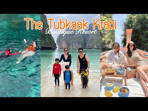 VLOG 29 - The Tubkaak Krabi Boutique Resort ปิกนิกที่เกาะห้อง ดำน้ำอ่าวมาหยา ปักหมุดที หยวนเป่าติมซำ