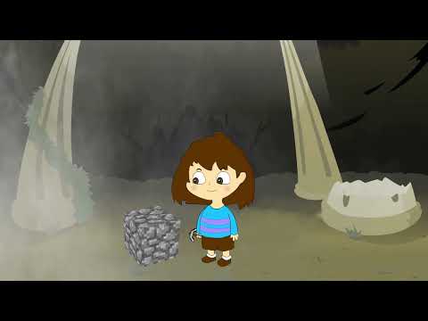 [ANIMATION TEST] Story of Undertale Frisk Mines Cobblestone