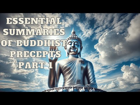 Buddhism:  Essential Summaries Of Buddhist Precepts Part 1 | Mind Podcast