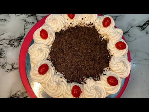 Black Forest Cake recipe | How to make Black Forest Cake | Cake recipe with Egg | Paradise Feast