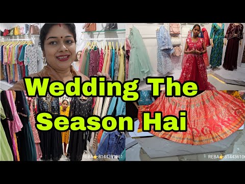 Vlog1120👉Wedding Season Aagaya💃 Etna Sara Beautiful Gown..Lehenga..Reasonable  Price..